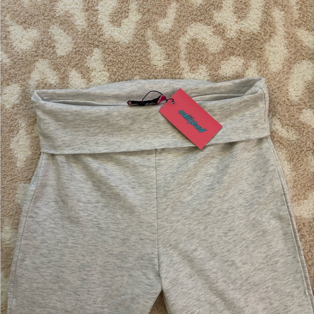 Edikted fold over flare pants SIZE SMALL